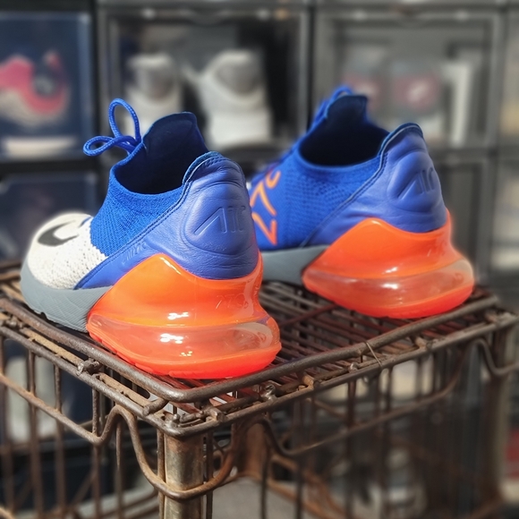 Nike Air Max 270 "Racer Blue/ Total Crimson" Good Preowned Condition. Fastshippr - Picture 5 of 13